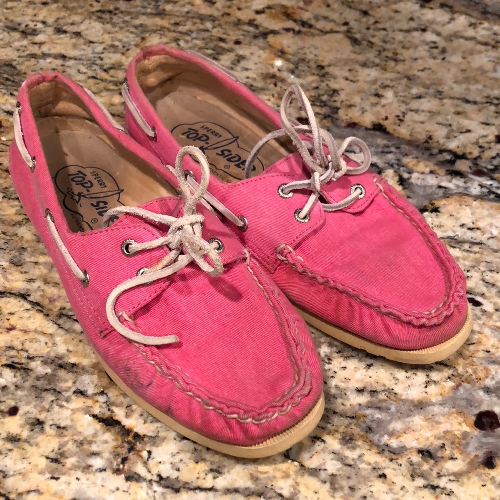 AUTHENTIC SPERRY CANVAS VENICE BOAT SHOE